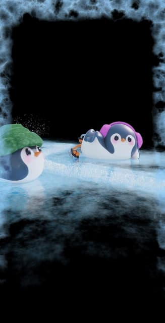 Penguins on Ice Avatar Decoration