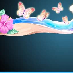 Tropical Symphony Profile Frame