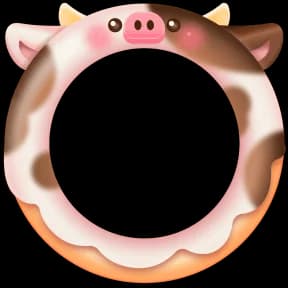 Donut Cow Avatar Decoration