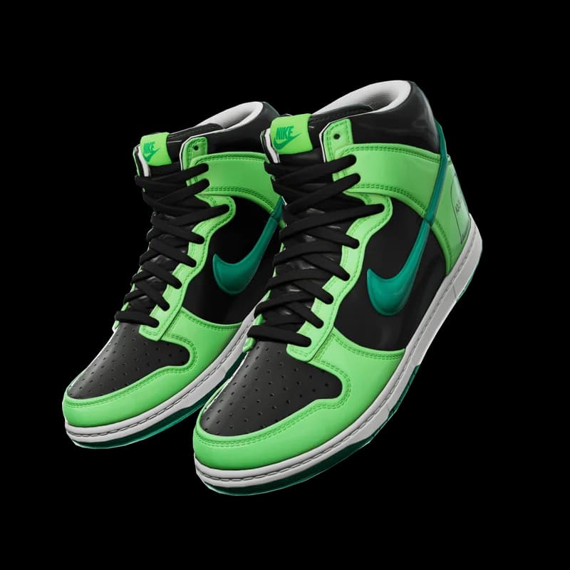 Nike Dunk Hi 'Halloween Green'