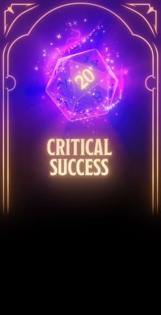 D20 Roll Profile Effect