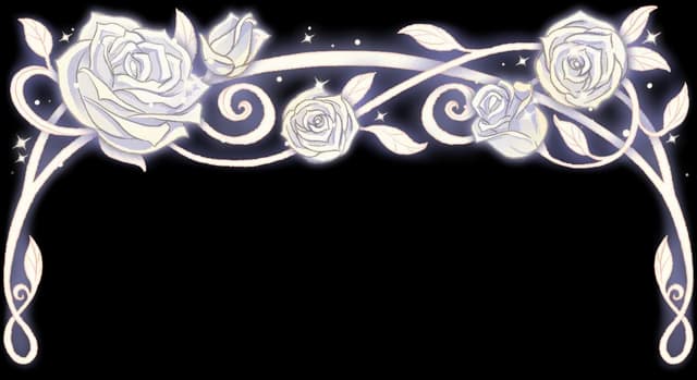 Rose Filigree Profile Frame