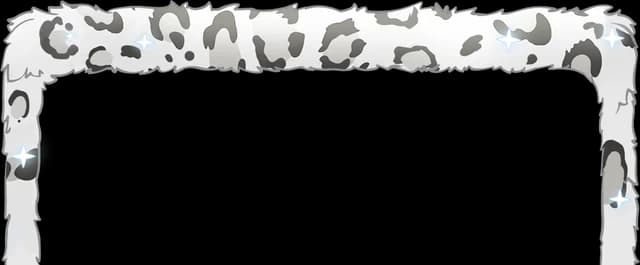 Leopard Print Profile Frame