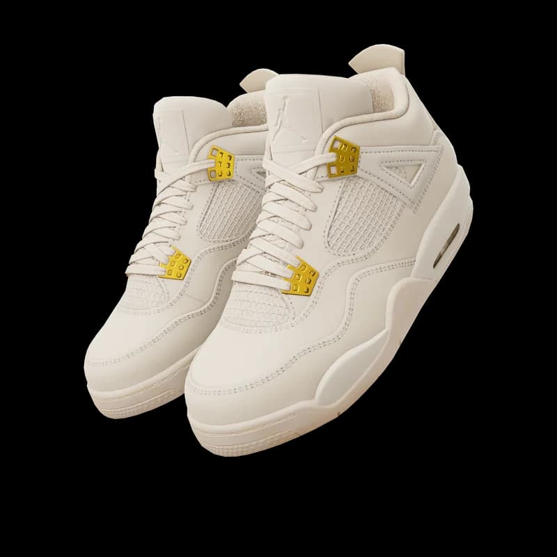 Air Jordan 4 Retro 'Metallic Gold'