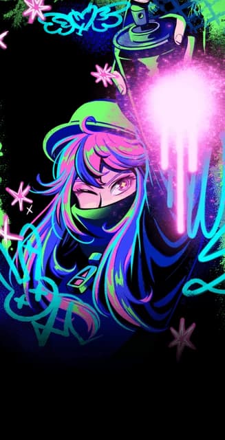 Spray Doodles Profile Effect
