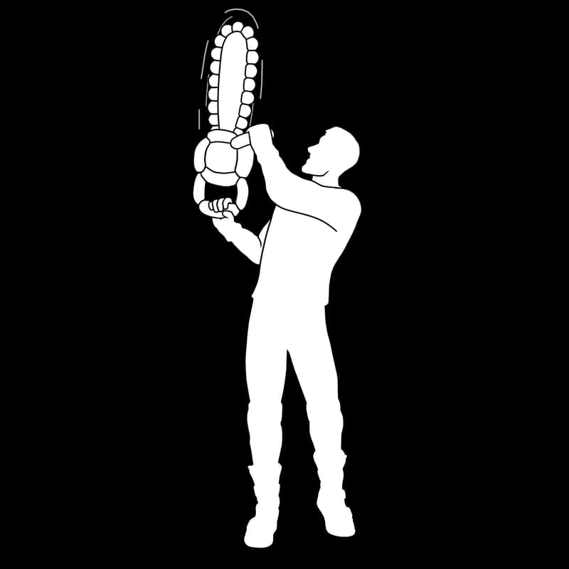 Chainsaw Balloon