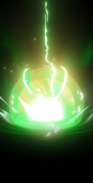 Ki Detonate (Green) Profile Effect