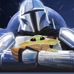 Mando and Grogu Profile Effect