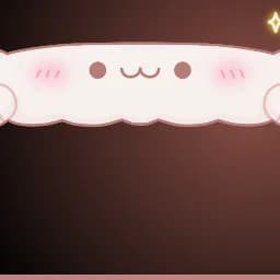 Meow Meow Cat Profile Frame