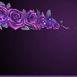 Dark Roses Profile Frame